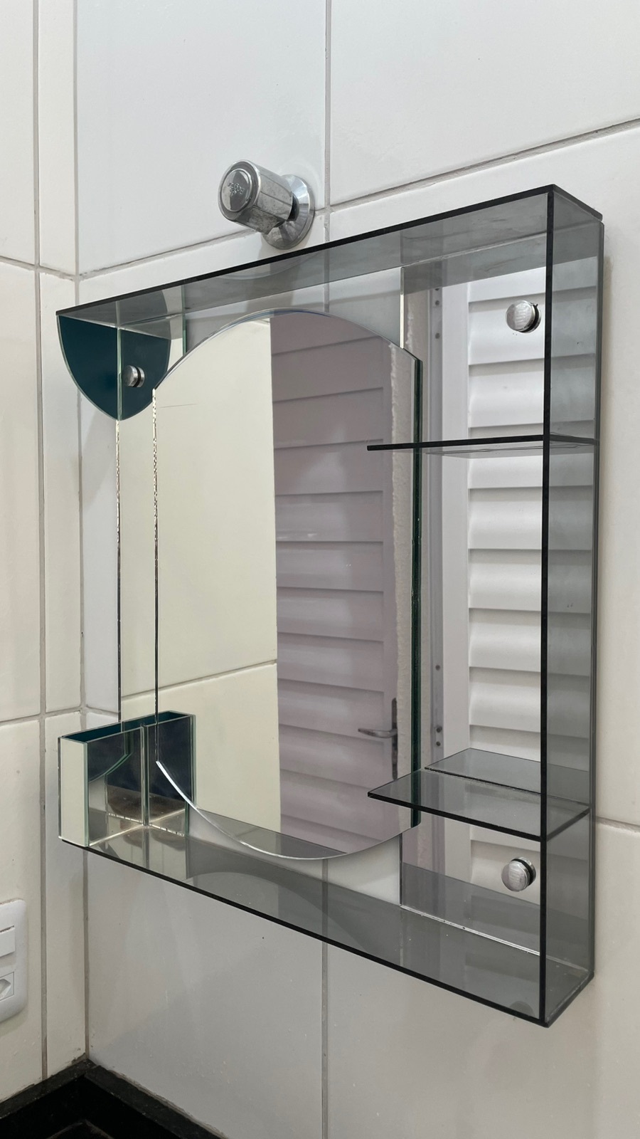 Penteadeira Premium Fume Curvo