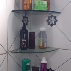 Cantoneira de Canto em Vidro Incolor Carlos Gondim